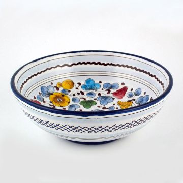 Arabesco Classico Italian pasta & soup bowl handmade by Fima in Deruta