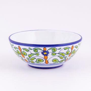 Deruta cereal bowl from the Amelia collection, handmade by Antica Deruta - Italy