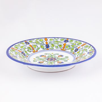 Deruta pasta & soup plate from the Amelia collection, handmade by Antica Deruta - Italy