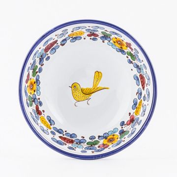 Arabesco Semplice Italian cereal bowl handmade by Fima in Deruta