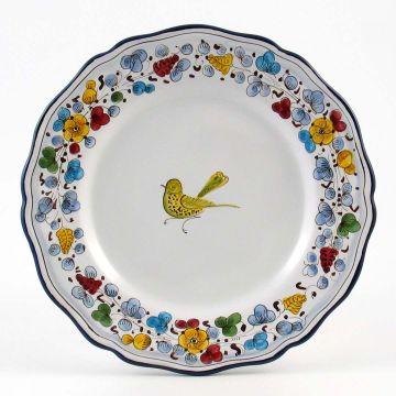Arabesco Semplice Italian charger plate handmade by Fima in Deruta