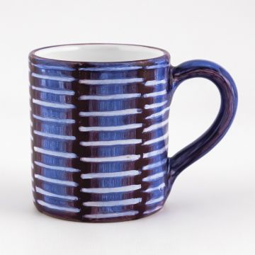 Celebration Italian mug handmade by Fima in Deruta