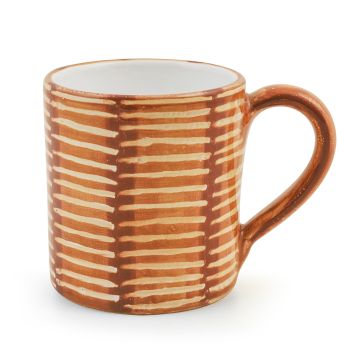 Celebration Italian mug handmade by Fima in Deruta