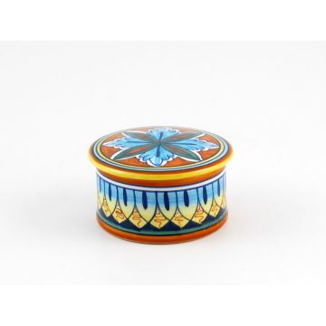 Italian favor keepsake box handmade by Eugenio Ricciarelli - Deruta, Rapallo, Amalfi
