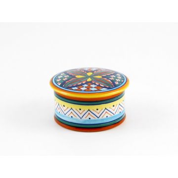 Italian favor keepsake box handmade by Eugenio Ricciarelli - Deruta, Rapallo, Amalfi