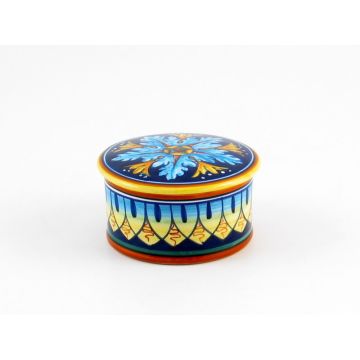 Italian favor keepsake box handmade by Eugenio Ricciarelli - Deruta, Rapallo, Amalfi