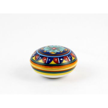 Italian favor keepsake box handmade by Eugenio Ricciarelli - Deruta, Rapallo, Amalfi