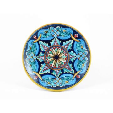 Italian favor small plate handmade by Fima in Deruta