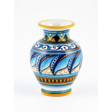 Italian favor small vase handmade by Fima in Deruta
