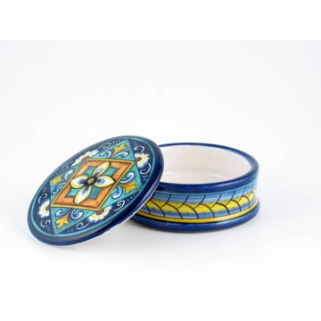 Italian favor keepsake box handmade by Fima in Deruta