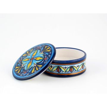 Italian favor keepsake box handmade by Fima in Deruta