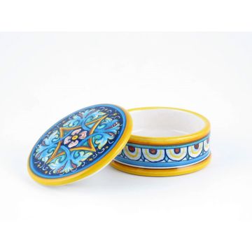 Italian favor keepsake box handmade by Fima in Deruta