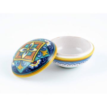 Italian favor keepsake box handmade by Fima in Deruta