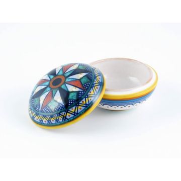 Italian favor keepsake box handmade by Fima in Deruta