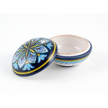 Italian favor keepsake box handmade by Fima in Deruta