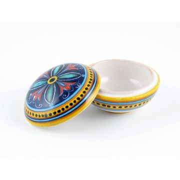 Italian favor keepsake box handmade by Fima in Deruta