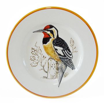 Italian dinner plate Bosco from the Joy Collection handmade by Francesca Niccacci in Deruta