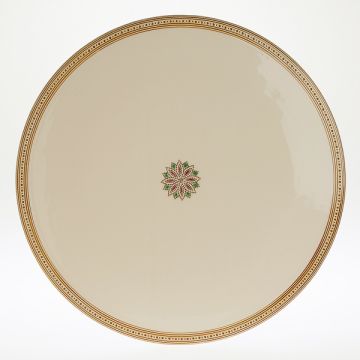 Italian cake & cheese platter from the Rubino collection, handmade by Francesco Fasano in Grottaglie, Italy