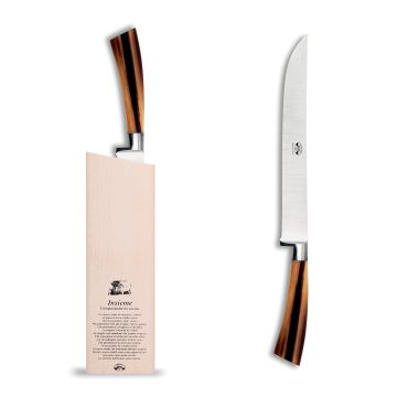 Forgiato Insieme Cornotech carving knife handcrafted by Coltellerie Berti in Scarperia, Italy