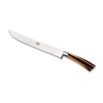 Forgiato Cornotech carving knife handcrafted by Coltellerie Berti in Scarperia, Italy