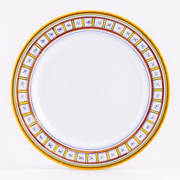 Deruta charger plate from the Cinquecento collection, handmade by Antica Deruta - Italy