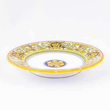 Deruta pasta & soup plate from the Cinquecento collection, handmade by Antica Deruta - Italy