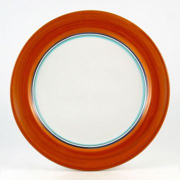 Italian charger plate handmade by Fima in Deruta