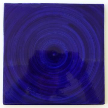 Hand-painted Italian tile er12 by Eugenio Ricciarelli - Deruta, Rapallo, Amalfi