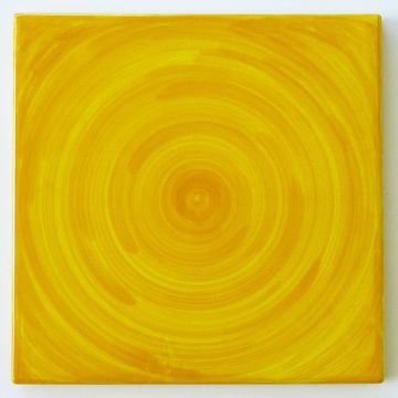 Hand-painted Italian tile er08 by Eugenio Ricciarelli - Deruta, Rapallo, Amalfi