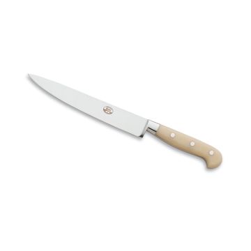Forgiato White flexi fish filet knife handcrafted by Coltellerie Berti in Scarperia, Italy