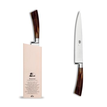 Forgiato Insieme Cornotech flexi fish filet knife handcrafted by Coltellerie Berti in Scarperia, Italy
