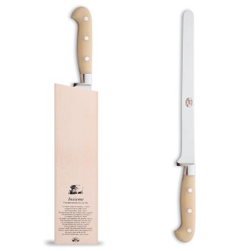 Forgiato Insieme White ham prosciutto slicer handcrafted by Coltellerie Berti in Scarperia, Italy
