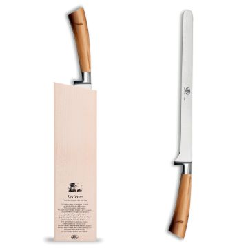 Forgiato Insieme Cornotech ham prosciutto slicer handcrafted by Coltellerie Berti in Scarperia, Italy