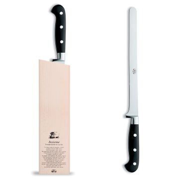 Forgiato Insieme Black ham prosciutto slicer handcrafted by Coltellerie Berti in Scarperia, Italy