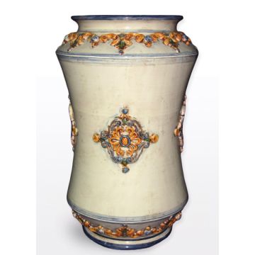 Italian umbrella stand 1 handcrafted in Caltagirone, Sicily