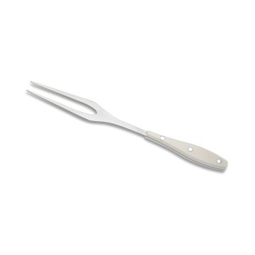 Chianino White carving fork handcrafted by Coltellerie Consigli in Scarperia, Italy