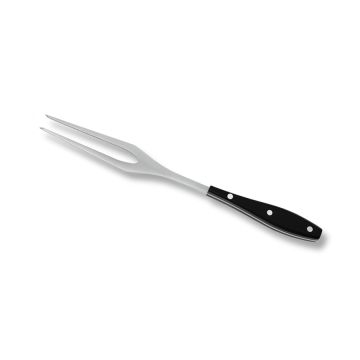 Chianino Black carving fork handcrafted by Coltellerie Consigli in Scarperia, Italy