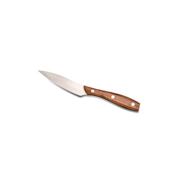 Chianino paring knife with olive wood handle handcrafted by Coltellerie Consigli in Scarperia, Italy