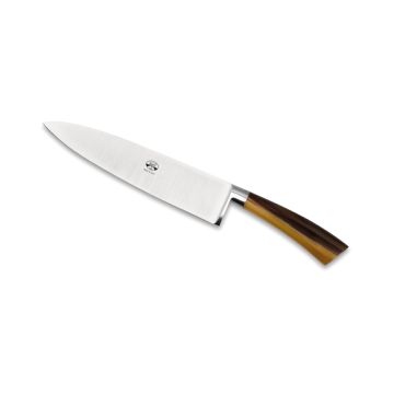 Forgiato Cornotech chef knife handcrafted by Coltellerie Berti in Scarperia, Italy