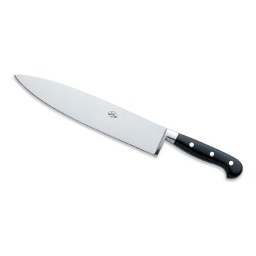 Forgiato Black chef knife handcrafted by Coltellerie Berti in Scarperia, Italy