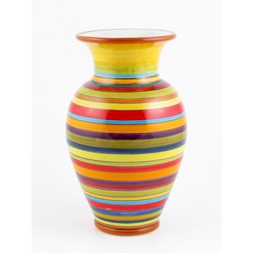 Italian vase from the Millerighe Collection handmade by D&G Design in Deruta