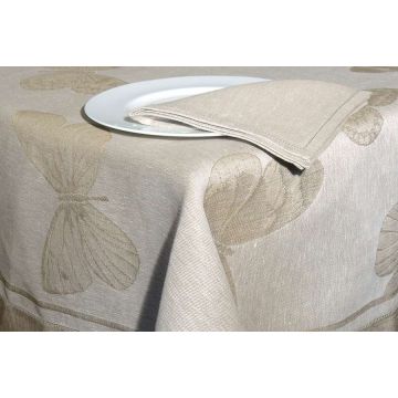 Set of 4 Italian napkins Butterfly by Pardi, Montefalco (Umbria)