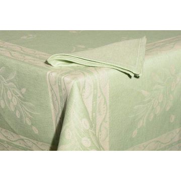 Set of 4 Italian napkins Olive by Pardi, Montefalco (Umbria)