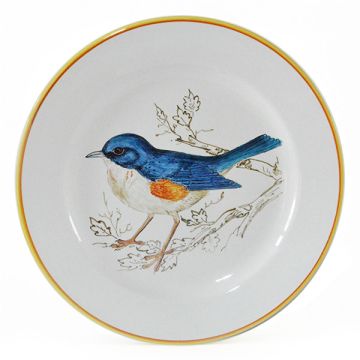 Italian charger plate Passero from the Joy Collection handmade by Francesca Niccacci in Deruta