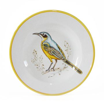 Italian pasta & soup plate Passero from the Joy Collection handmade by Francesca Niccacci in Deruta