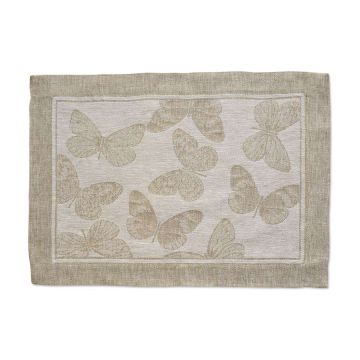 Set of 4 Italian placemats Butterfly by Pardi, Montefalco (Umbria)