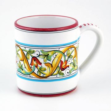 Primizia Italian mug handmade by Fima in Deruta