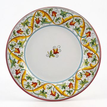 Primizia Italian charger plate handmade by Fima in Deruta