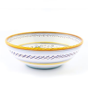 Raffaellesco Italian pasta & soup bowl handmade by Fima in Deruta