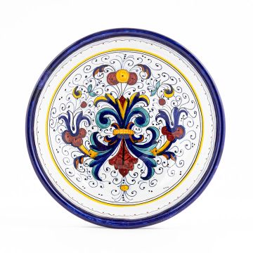 Ricco Deruta Blu Italian cereal bowl handmade by Fima in Deruta